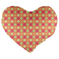 Pattern 256 Large 19  Premium Heart Shape Cushions