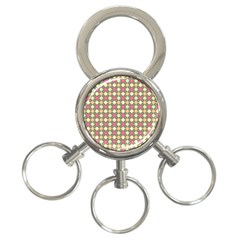 Pattern 257 3-ring Key Chain by GardenOfOphir