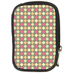 Pattern 257 Compact Camera Leather Case by GardenOfOphir