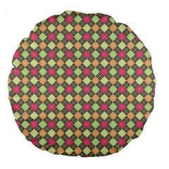 Pattern 257 Large 18  Premium Round Cushions by GardenOfOphir