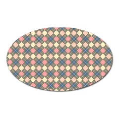 Pattern 258 Oval Magnet by GardenOfOphir