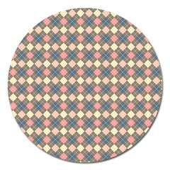 Pattern 258 Magnet 5  (round) by GardenOfOphir