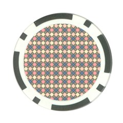 Pattern 258 Poker Chip Card Guard by GardenOfOphir