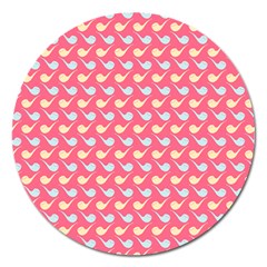 Pattern 261 Magnet 5  (round) by GardenOfOphir