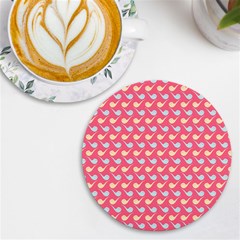 Pattern 261 Uv Print Round Tile Coaster by GardenOfOphir