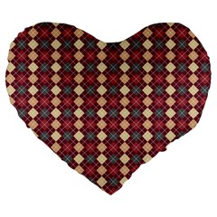 Pattern 259 Large 19  Premium Heart Shape Cushions by GardenOfOphir