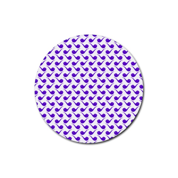 Pattern 264 Rubber Round Coaster (4 pack)