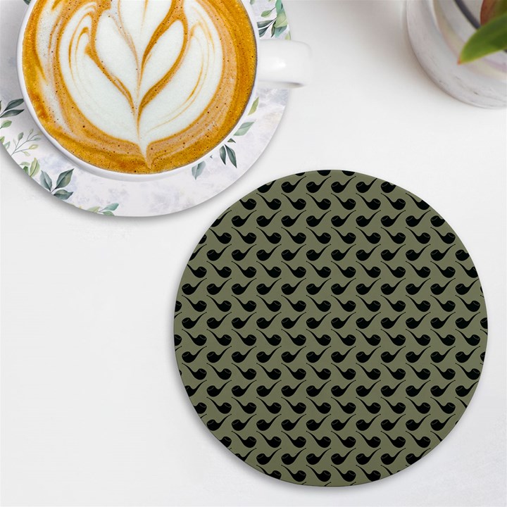 Pattern 266 UV Print Round Tile Coaster