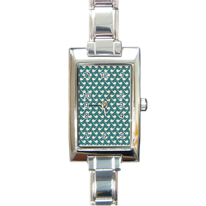 Pattern 267 Rectangle Italian Charm Watch