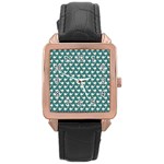 Pattern 267 Rose Gold Leather Watch  Front