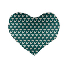 Pattern 267 Standard 16  Premium Flano Heart Shape Cushions by GardenOfOphir