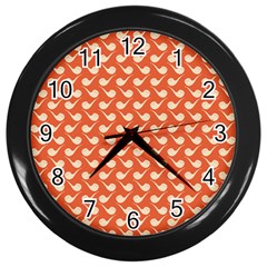 Pattern 268 Wall Clock (black) by GardenOfOphir