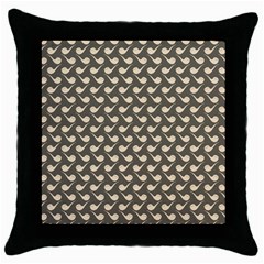 Pattern 269 Throw Pillow Case (black) by GardenOfOphir