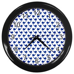 Pattern 270 Wall Clock (black) by GardenOfOphir