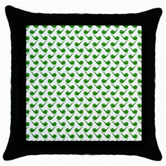 Pattern 272 Throw Pillow Case (black) by GardenOfOphir