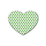 Pattern 272 Rubber Coaster (Heart) Front