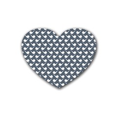 Pattern 279 Rubber Heart Coaster (4 Pack) by GardenOfOphir