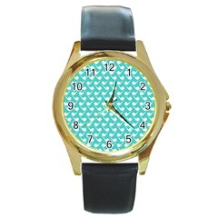 Pattern 280 Round Gold Metal Watch by GardenOfOphir