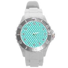 Pattern 280 Round Plastic Sport Watch (l) by GardenOfOphir