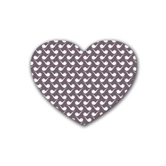 Pattern 282 Rubber Heart Coaster (4 Pack) by GardenOfOphir