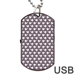 Pattern 282 Dog Tag Usb Flash (one Side) by GardenOfOphir