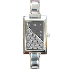 Pattern 287 Rectangle Italian Charm Watch