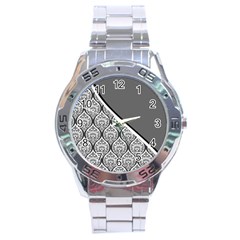 Pattern 287 Stainless Steel Analogue Watch by GardenOfOphir