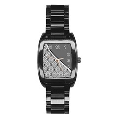 Pattern 287 Stainless Steel Barrel Watch