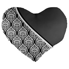 Pattern 287 Large 19  Premium Flano Heart Shape Cushions