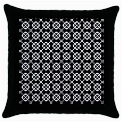 Pattern 288 Throw Pillow Case (black) by GardenOfOphir