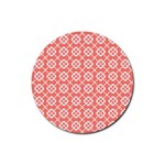 Pattern 292 Rubber Round Coaster (4 pack) Front