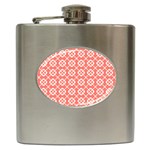 Pattern 292 Hip Flask (6 oz) Front