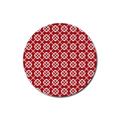 Pattern 291 Rubber Round Coaster (4 Pack) by GardenOfOphir