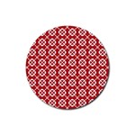 Pattern 291 Rubber Round Coaster (4 pack) Front