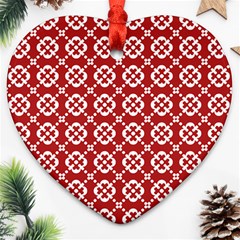 Pattern 291 Heart Ornament (two Sides) by GardenOfOphir