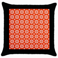 Pattern 293 Throw Pillow Case (black) by GardenOfOphir