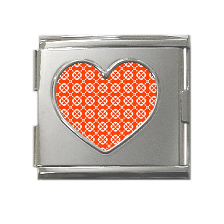 Pattern 293 Mega Link Heart Italian Charm (18mm)