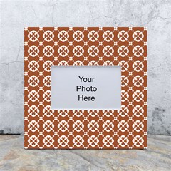 Pattern 294 White Box Photo Frame 4  X 6  by GardenOfOphir