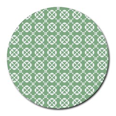 Pattern 298 Round Mousepad by GardenOfOphir