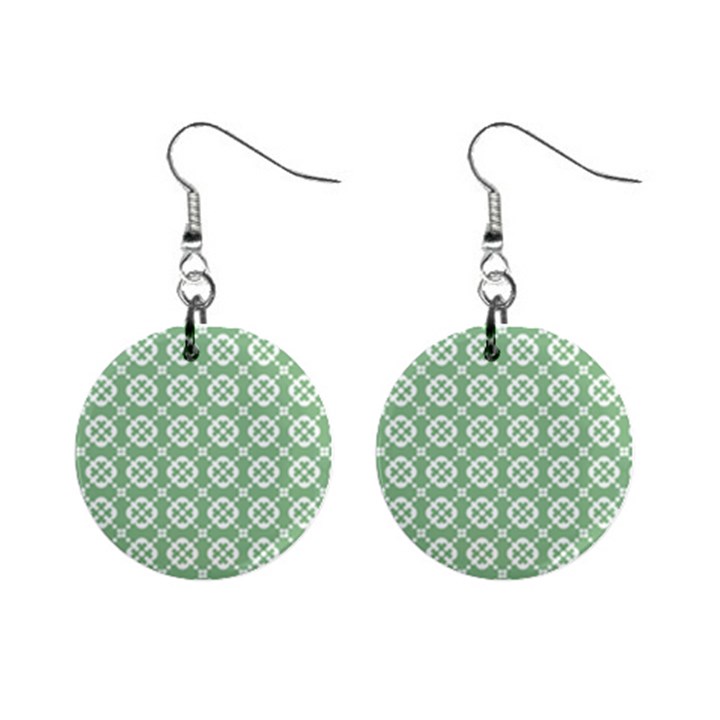 Pattern 298 Mini Button Earrings