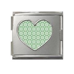 Pattern 298 Mega Link Heart Italian Charm (18mm) by GardenOfOphir