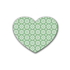 Pattern 298 Rubber Heart Coaster (4 Pack) by GardenOfOphir