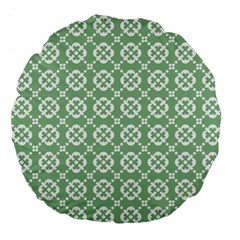 Pattern 298 Large 18  Premium Round Cushions by GardenOfOphir