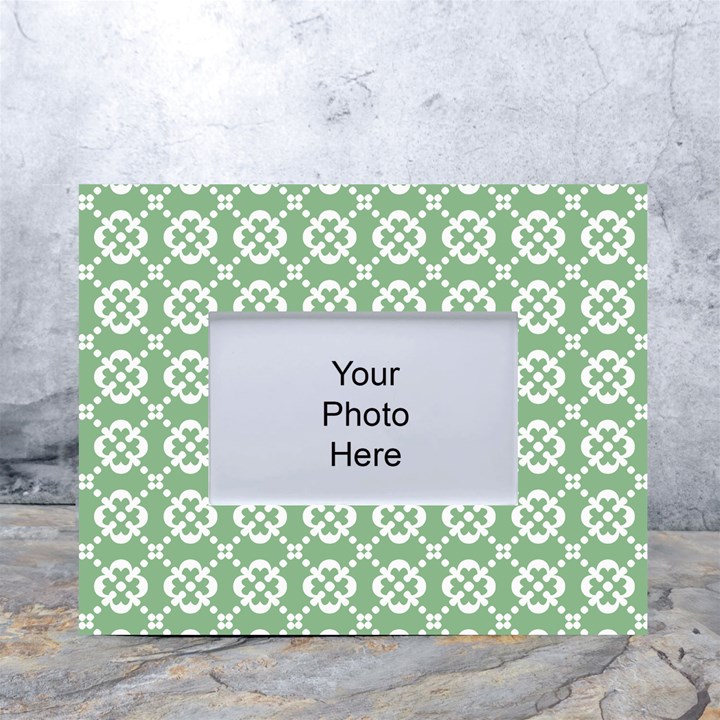 Pattern 298 White Tabletop Photo Frame 4 x6 