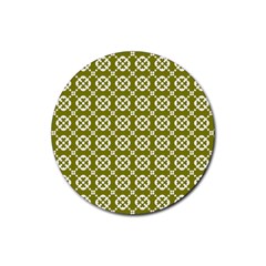 Pattern 297 Rubber Round Coaster (4 pack)