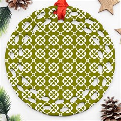 Pattern 297 Round Filigree Ornament (two Sides) by GardenOfOphir