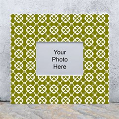 Pattern 297 White Wall Photo Frame 5  X 7  by GardenOfOphir