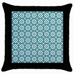 Pattern 299 Throw Pillow Case (black) by GardenOfOphir