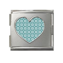 Pattern 299 Mega Link Heart Italian Charm (18mm) by GardenOfOphir