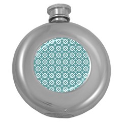 Pattern 299 Round Hip Flask (5 Oz) by GardenOfOphir